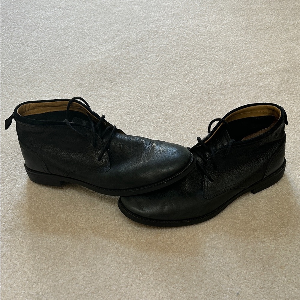 Cole Haan Curtis C12819 Men’s Black Leather Chukka Ankle Lace Boots